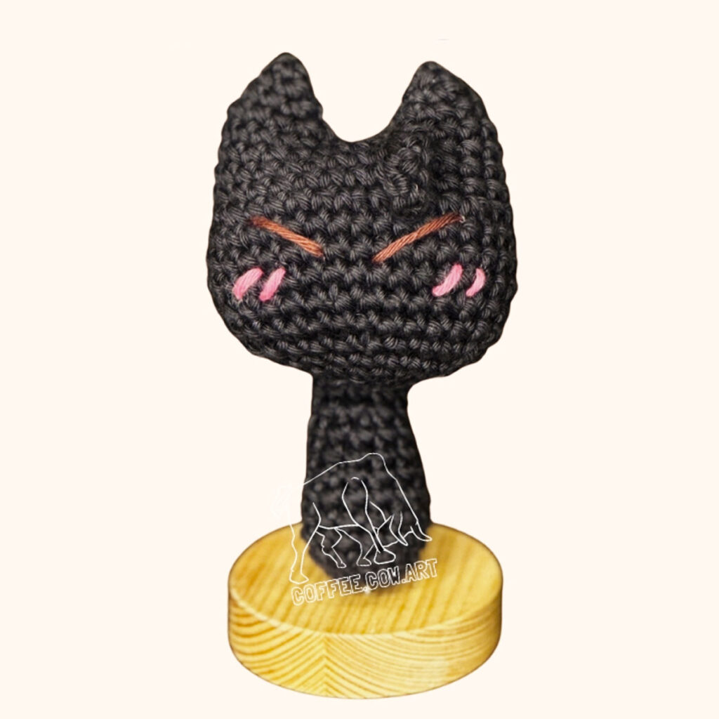 Portachiavi Giapponese, Design con Gatto Portafortuna Maneki Neko, Colore: Malva
