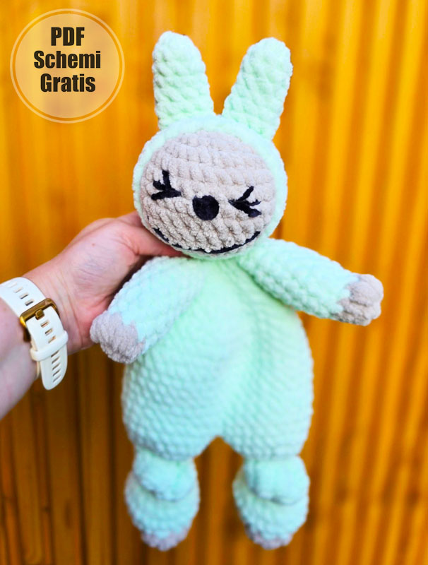Labubu Bambola Amigurumi Schema PDF Gratis (2)