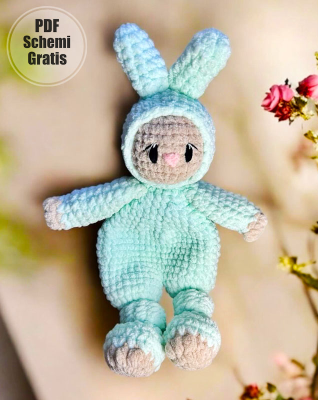 Labubu Bambola Amigurumi Schema PDF Gratis (3)