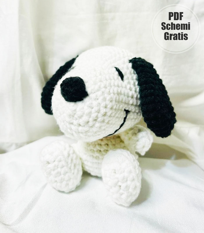 Snoopy Cane all’uncinetto Schema gratis in PDF (2)