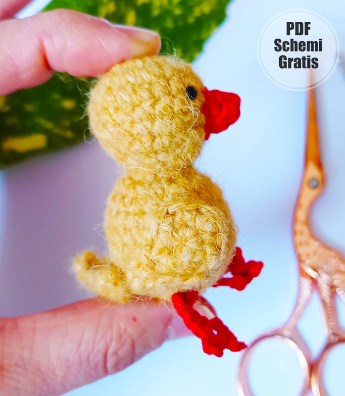Anatroccolo piccolo all’uncinetto per Pasqua (3)