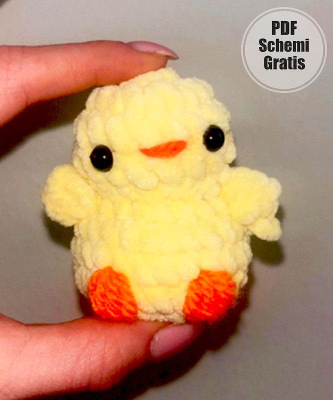 Pulcino di Pasqua Rosie PDF Amigurumi Schema (2)