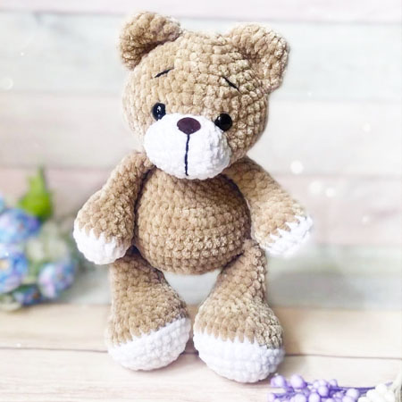 ZAPF Creation BABY born for babies Teddy 26cm, Peluche animali marrone