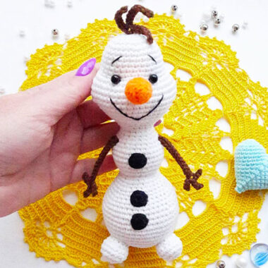 Olaf il pupazzo di neve Amigurumi PDF Schema Gratis (1)