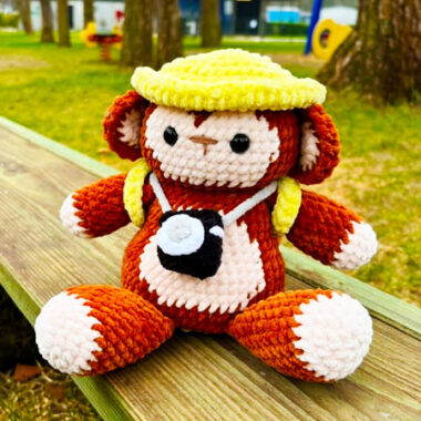Amigurumi Scimmia Turista PDF Schema Gratis (1)