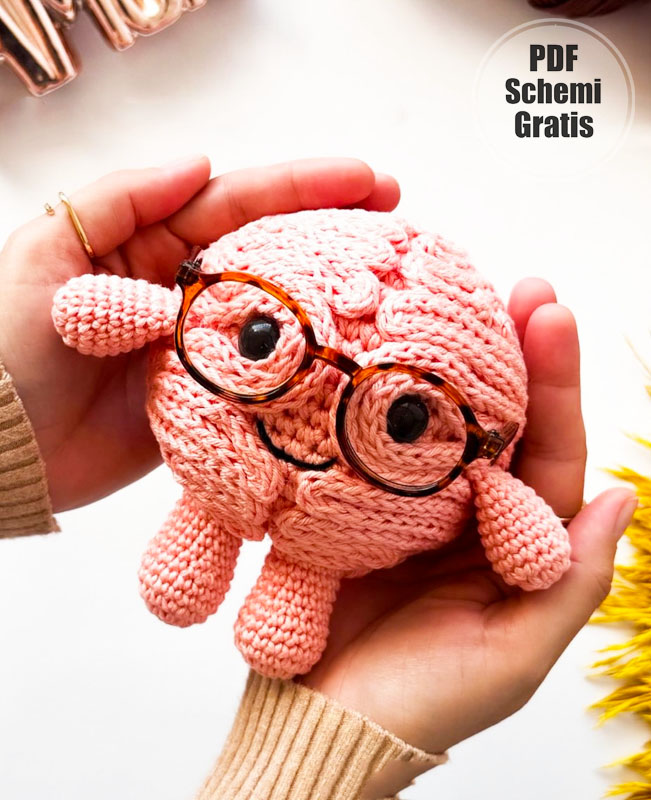 Bambola Cervello Passo Dopo Passo Schema Amigurumi (3)