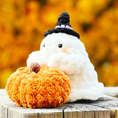 Fantasma con Zucca Amigurumi Schema Tutorial Italiano (2)
