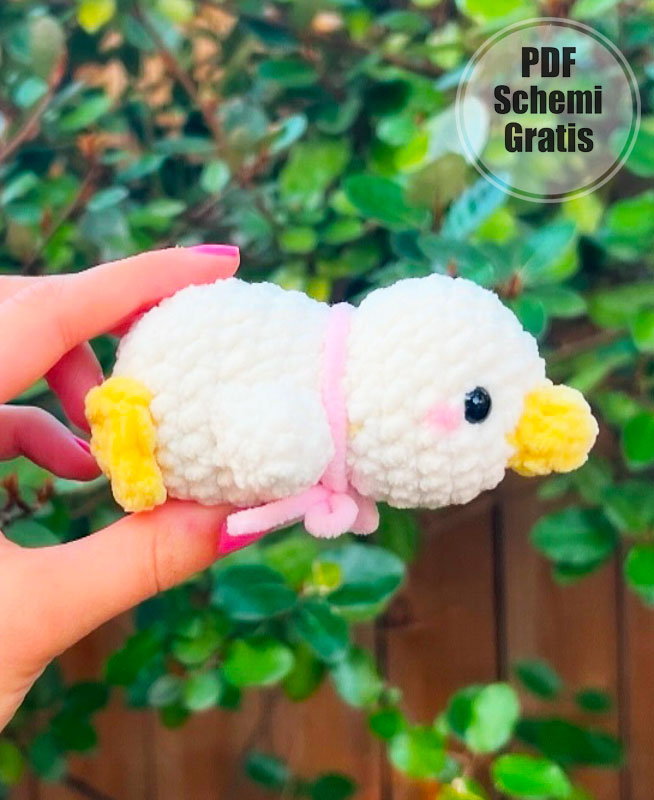 Papero Pigro Amigurumi Schema per Principianti (2)