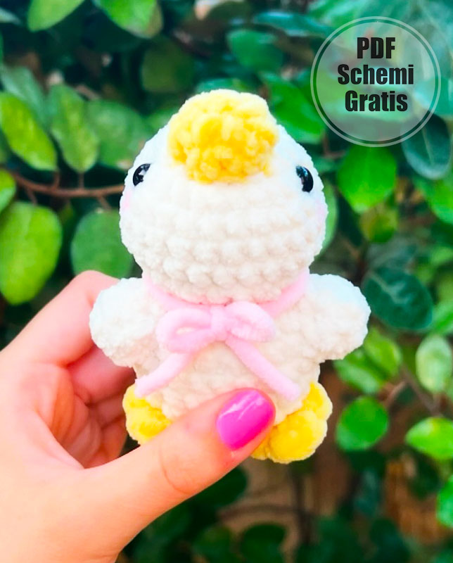 Papero Pigro Amigurumi Schema per Principianti (3)