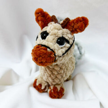 Mini Cavallo Portachiavi Amigurumi PDF Schema Gratis (2)