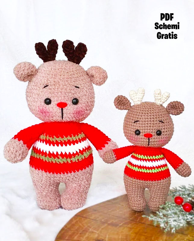 Cervo Marco Amigurumi Schema PDF Gratis (2)