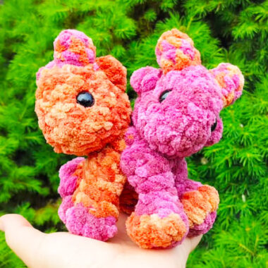 Drago a Due Teste Amigurumi Schema PDF Tutorial (1)