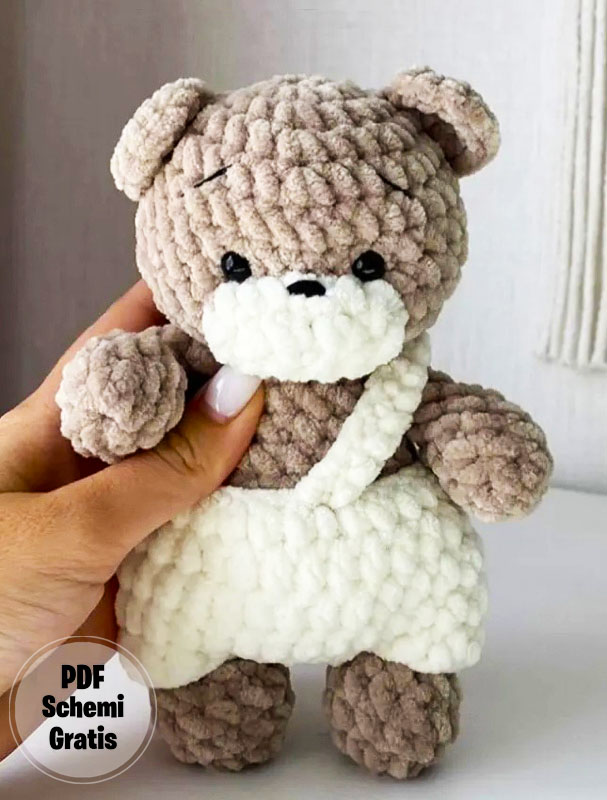 Peluche Orsetto Anthon Amigurumi PDF Gratis (2)