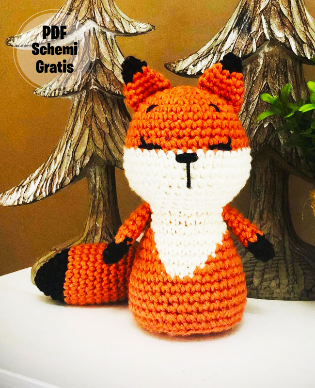 Volpe carina Amigurumi Schema PDF Gratis (2)