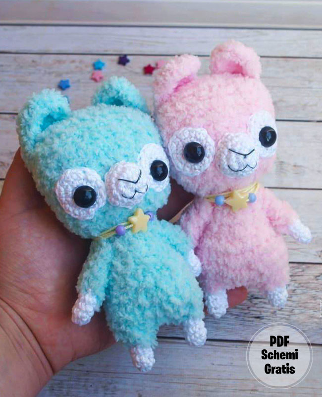 Amigurumi Alpaca di peluche PDF Schema Gratis (2)