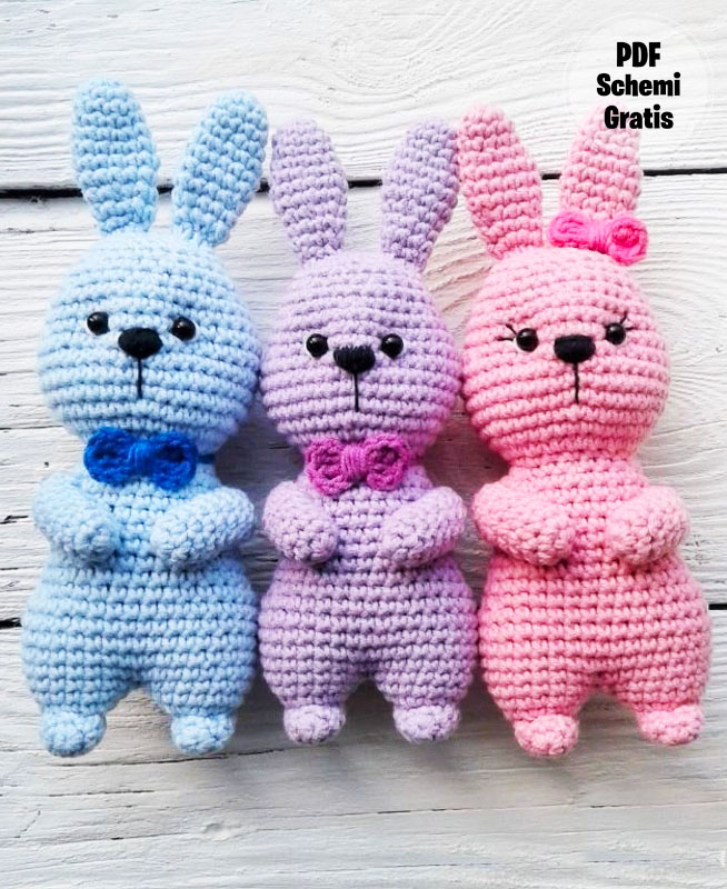 Conigli pasquali Amigurumi PDF Gratis (2)