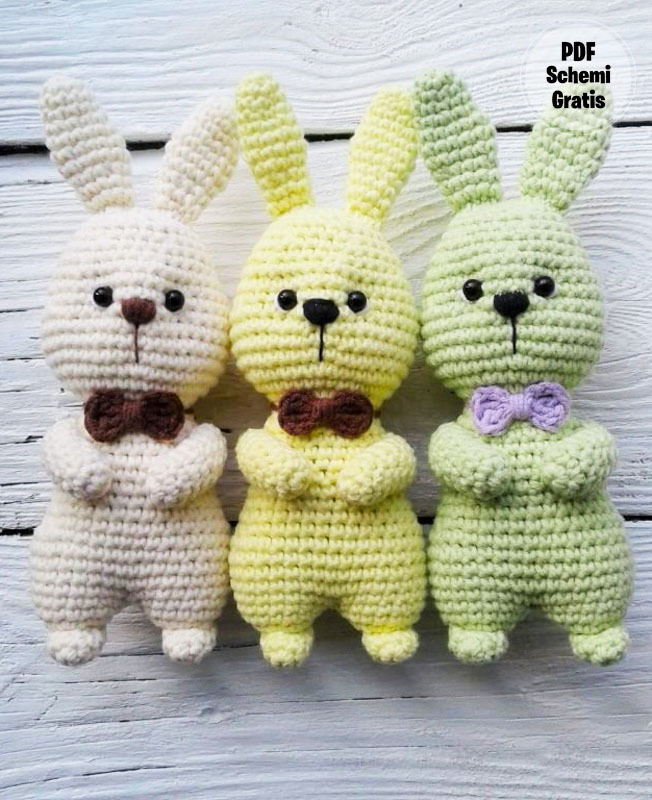 Conigli pasquali Amigurumi PDF Gratis (3)