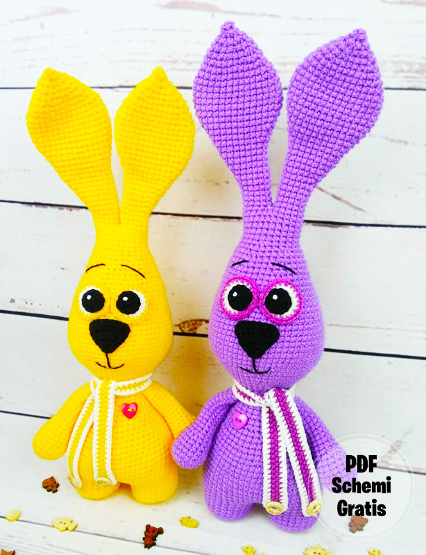Coniglietto alieno Amigurumi PDF Schema Gratis (1)