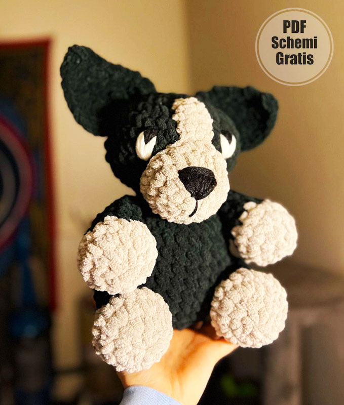 Peluche Cane Milo Amigurumi PDF Schema Tutorial