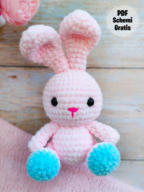 Peluche coniglietta Sophie Schema PDF Gratis (2)