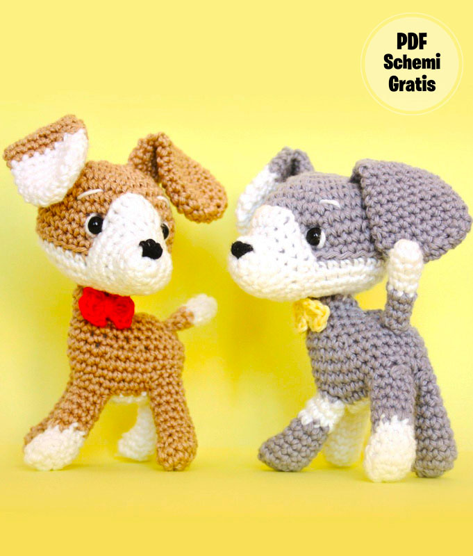 Piccolo cucciolo Amigurumi Schema PDF Gratis (2)