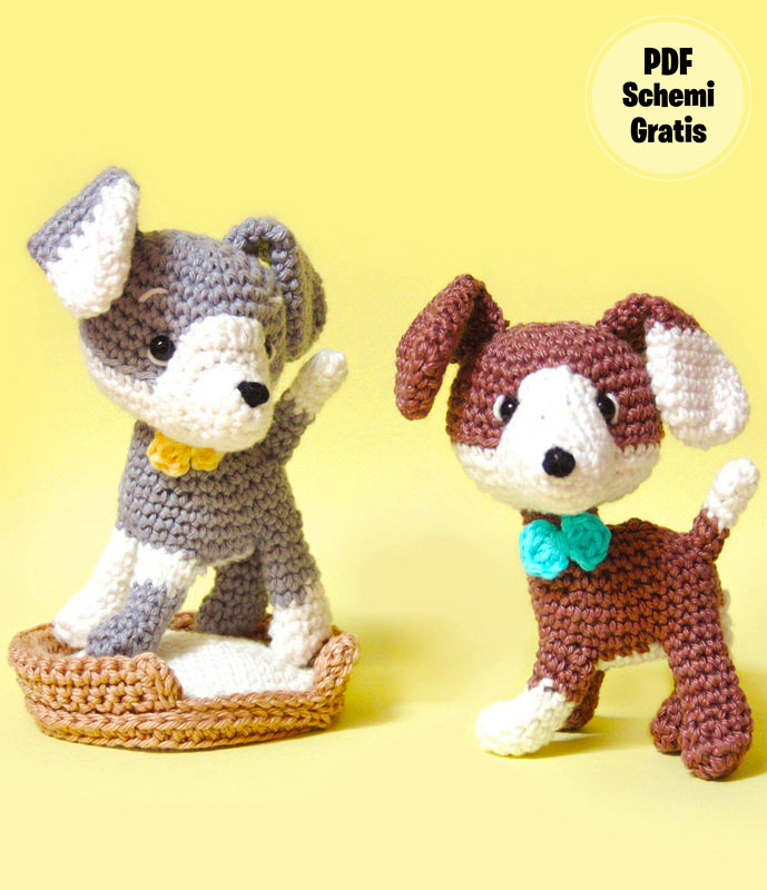 Piccolo cucciolo Amigurumi Schema PDF Gratis (3)