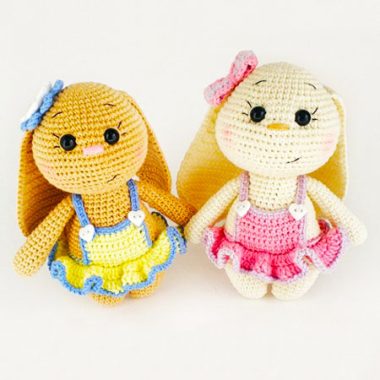 Amigurumi Coniglietto primaverile Ellia PDF Schema Gratis (1)