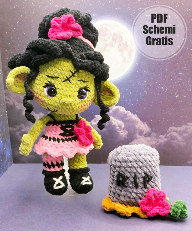 Freebie la Bambola Zombie all’Uncinetto Schema Gratis (1)