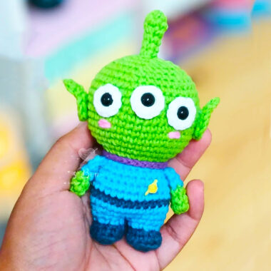 Alieno di Toy Story all’uncinetto Schema Gratis