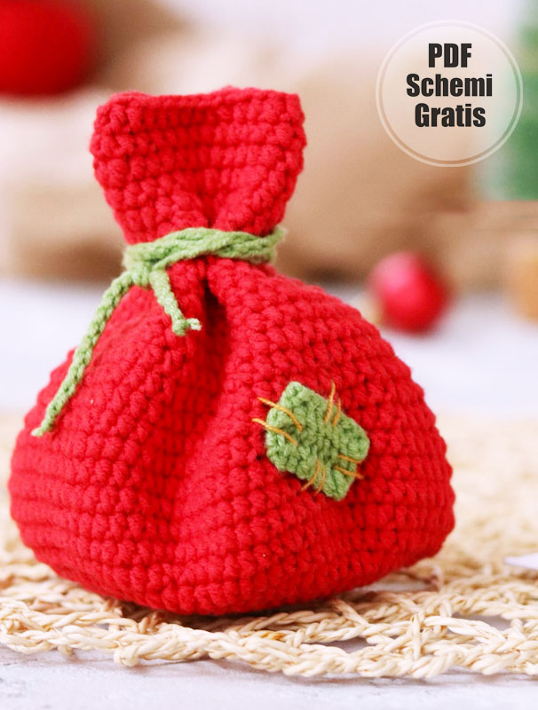Sacco di Babbo Natale all’Uncinetto Schema Gratis (2)