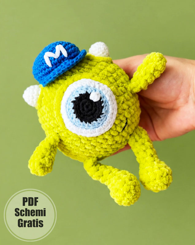 Schema Amigurumi del Mostro Verde di Halloween (3)
